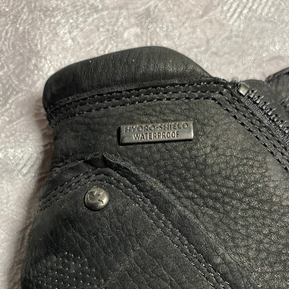 Cobb Hill Skylar Black Waterproof Zip Leather Boots - Picture 4 of 11